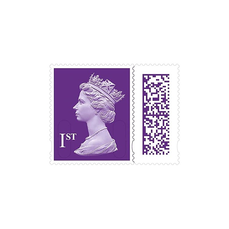 25 x 1st Class Barcoded Stamps Royal Mail