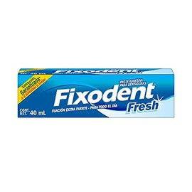Fixodent Pasta Adhesiva para Dentadura Fresh Fijación Extra Fuerte 40 ml