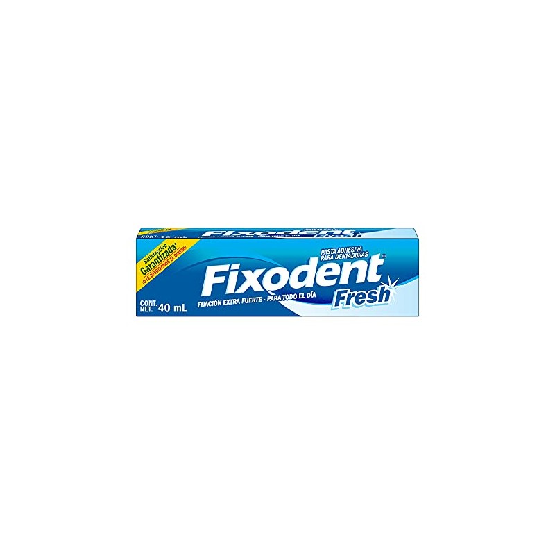 Fixodent Pasta Adhesiva para Dentadura Fresh Fijación Extra Fuerte 40