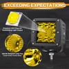 Yellow Fog Lights, Niking Auto 2Pcs 3 Inch 80W Amber