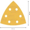 Bosch Professional 5x Expert C470 Sandpaper (93x93 mm, Grit 400,