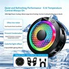 Magnetic Cell Phone Cooler for Gaming, 24W Cellphone Cooling Fan