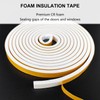 Topiverse Weather Stripping Door Seal Strip, Strong Adhesive, Weatherproof, Reduce
