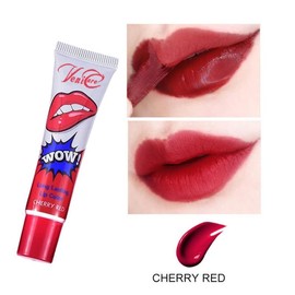 WOW VeniCare Lip Stain Lip Gloss Cherry Red Tattoo Magic Color Peel Off Mask Tint Long-lasting Waterproof  Hydrating Long-lasting - Color: 9 Pack Cherry Red lip stain