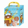 Avenir 6301816 DIY Sewing Kit, Sewing Bear with Snowboard, Shoulder
