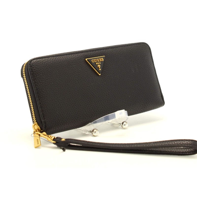 GUESS Portafoglio donna zip around Laryn slg black AS24GU09 BA919646,