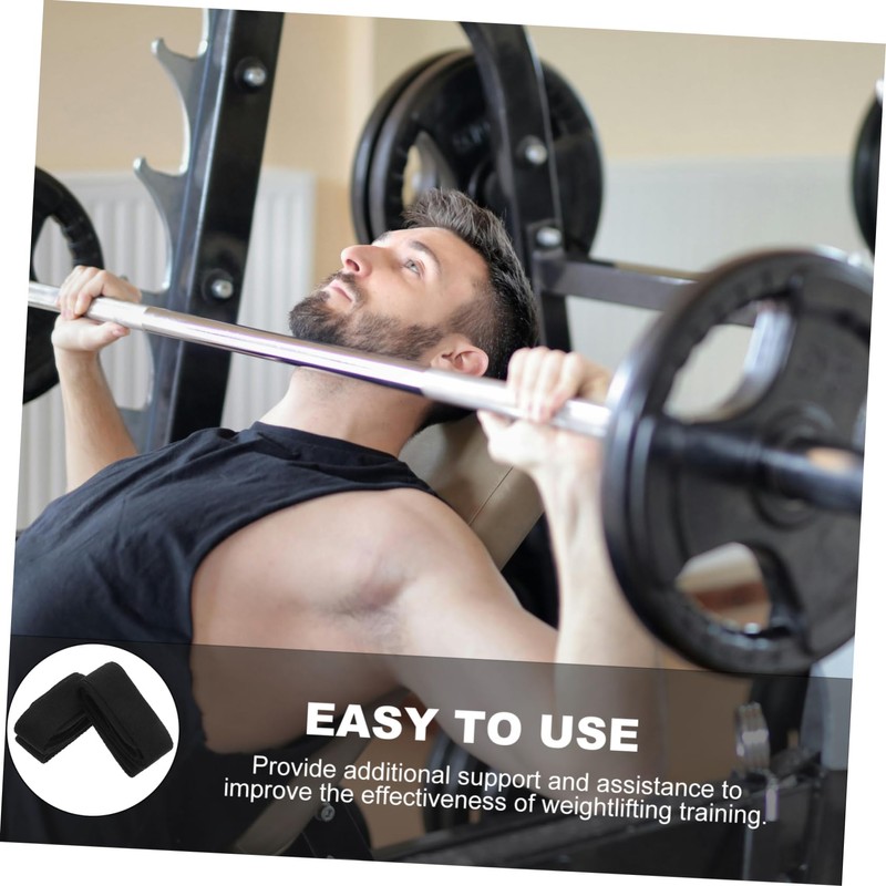 Mipcase 1pair Wrist Wraps for Weightlifting and Deadlifts Wrist Support
