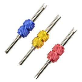 WMYCONGCONG 6 PCS Car Tire Valve Stem Core Remover Tool Double Head Valve Remover Installer Repair Tool