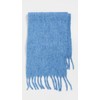 Hat Attack Women's Cozy Solid Scarf, Bright Denim, Blue, One