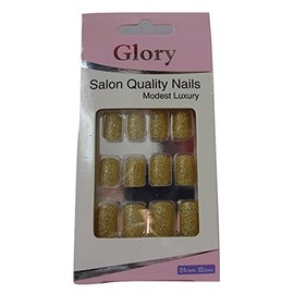 Glory Salon Quality Nails Modest Luxury 24 Nails 12 Sizes With 2g Glue