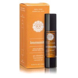 Woolzies Immunity Blend Double-Sided Essential Oil | Dual Use Design Roll-on for Skin & Body + Dropper for Diffusing | 10 ML