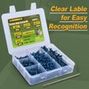LIONMAX Pocket Hole Screws Assortment Kit, 450 PCS in 5