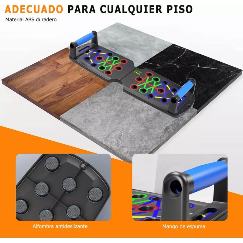 Barras Push Up Portatil Tabla Lagartijas Fitness Muscular