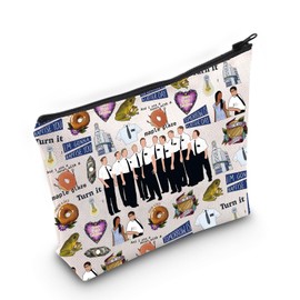WZMPA Book Of Mormon Musical Travel Bag Cunningham & Kevin Price Fan Gift Book Of Mormon Characters Makeup Pouch Bag, Turn it, Fit