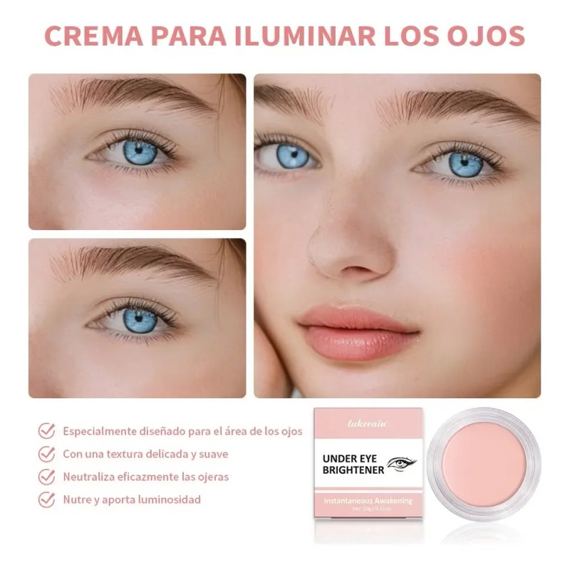 -- Corrector De Ojos En Barra, Alta Cobertura, Acabado