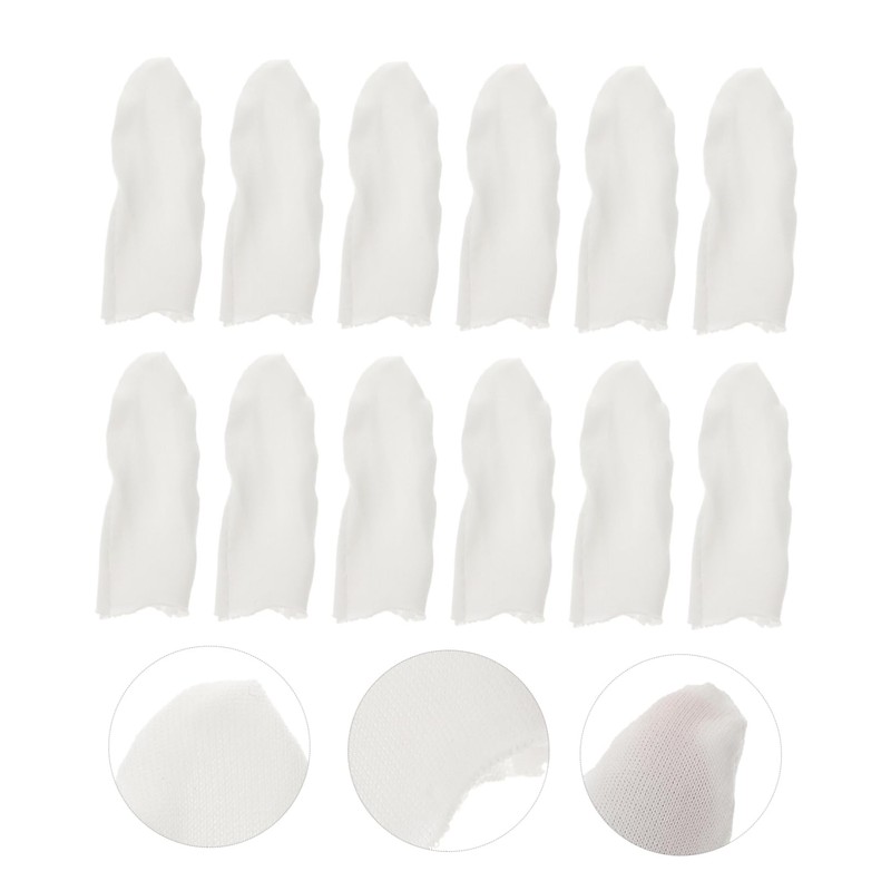 TOVINANNA 200pcs Cotton Finger Cover Finger Cot for Home Store