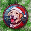 Generic Labrador Retriever Santa Lab Dog Ornament