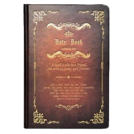 Copeflap Antique Notebook, a5, Journal, Spellbook, Western Book, Antique Notebook, Spellbook Style Notebook (Brown)