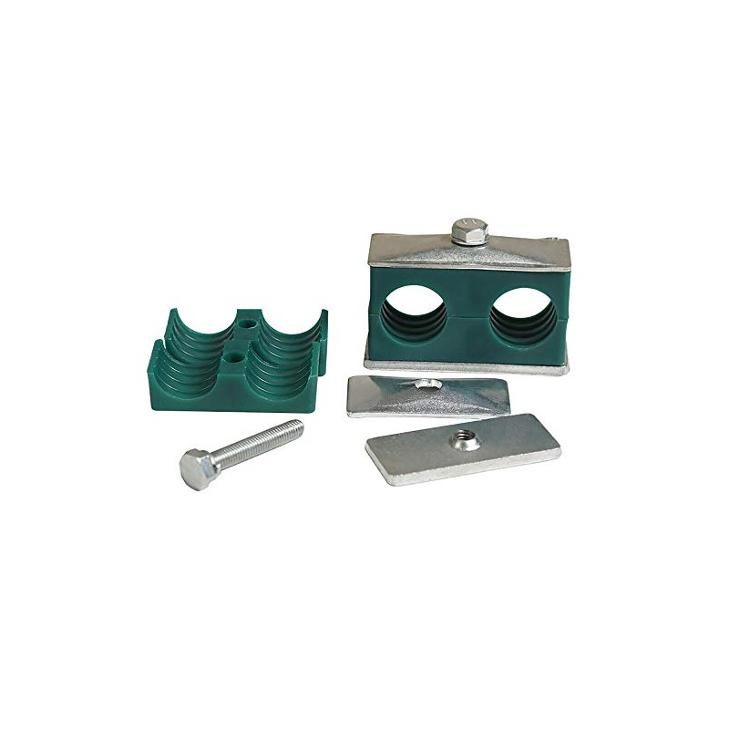 Hydraulic Pipe Clamp, Pack of 2, Plastic Pipe Clamps Twin/Double