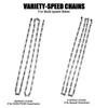 FITTOO 5/6/7/8-Speed Bike Chain 1/2 x 3/32 Inch 116 Links,