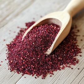 SavorSatch Ground Sumac – 4oz Resealable Pouch | Certified Kosher, GMO Free, Allergen-Free | Tangy, Deep Red Spice for Middle Eastern Cooking, Salads, and Meats | Product of Turkey