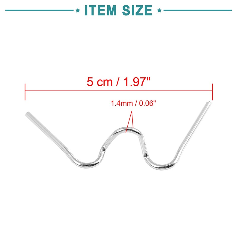 ACROPIX Universal Stainless Steel Motorcycle Fastener Spring Clip for Round