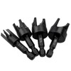 Yakamoz 8Pcs Wood Plug Cutter Set, 1/4" Hex Shank Straight
