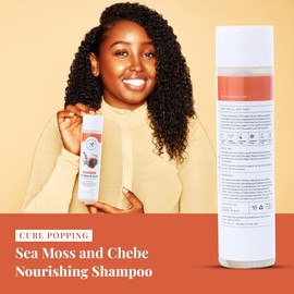 NaturAll Cleansing Sulfate-Free Avocado Shampoo | All Natural, Silicone-Free, Paraben-Free, Cruelty-Free | For Dry, Curly, Coily, or Frizzy Hair | 8 oz