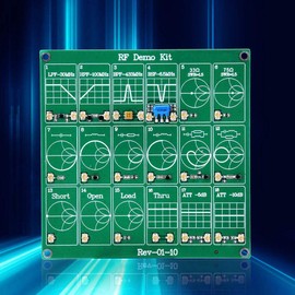 RF Demo Kit Professional Portable NanoVNA RF Test Module Vector Network Analyzer Board Filter Attenuator Module