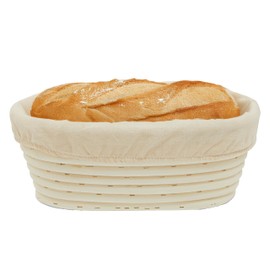 Premier Housewares Bread Sourdough Proofing Basket Rattan Basket (Small Oval)