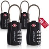 OW-Travel Cable Lock 4 Digit Combination Lock Suitcase Lock Padlock