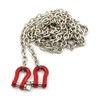 All Yeah Racing 1/10 Scale Chain w/D-Rings for RC Crawlers TRX 4 SCX10 III YA-0385