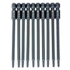 10 Pieces T10 Torx Bit, Torx Screwdriver Set, 100 mm