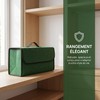EYERIYO Organizer per bagagliaio in feltro, 2 pezzi, 50 x