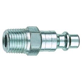 Amflo CP21 Plug, 1/4" I/M Design, 1/4" MNPT, Steel (pack of 10 couplilng)