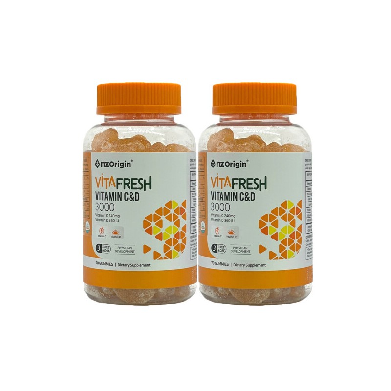NJetOrigin 엔젯오리진 비타프레쉬 비타민 C D 3000 3000mg x 70구미