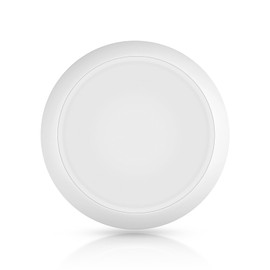 ECOELER 8 Inch LED Flush Mount Ceiling Light Fixture, Aluminum Baffle Trim, 30W 6000K Clear White 2000Lm Dimmable LED Disk Light, ETL & FCC Listed