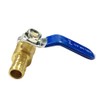 Joywayus 1/2 Inch PEX Brass Ball Valve Blue Handle for