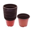 YSMN 8 Inch Nursery Pots 100pcs Plastic Bowl for Seed