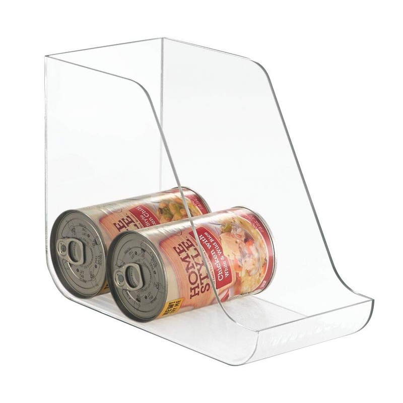 mDesign Plastic Kitchen Storage Organizer Bins Container Bin for Canned