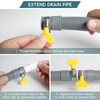 SDLDEER Washing Machine Hose 1m, Universal Drain Hose Extension Kit