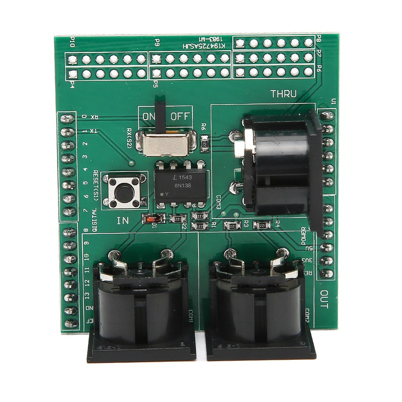 MIDI Adapter Board Serial to MIDI Module 24Pin RUN PGM