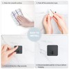 VIS'V Adhesive Hooks, Heavy Duty Shower Wall Stick on Hooks,