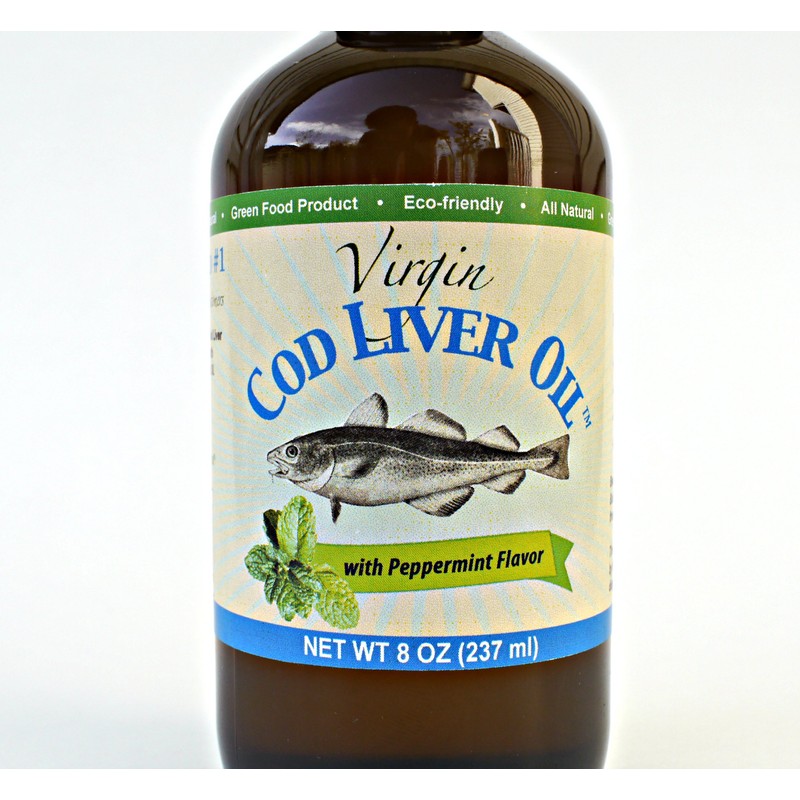 Virgin Cod Liver Oil - 8 Fl oz Natural, Wild