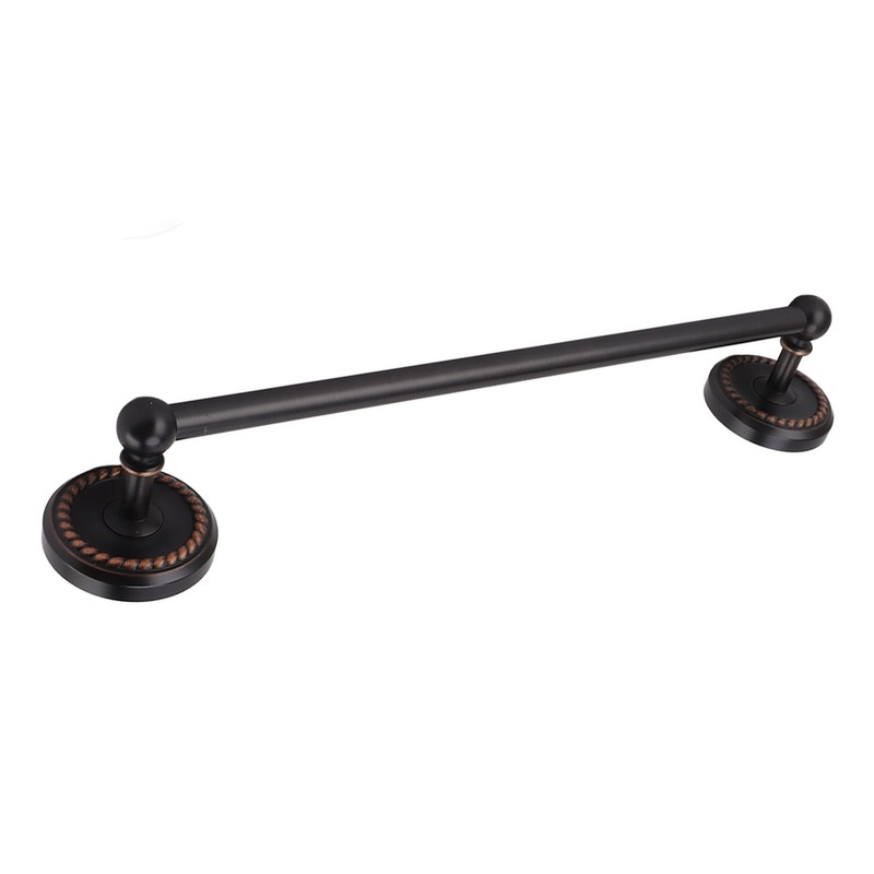 All Copper Bathroom Towel Bar European Style Wall Mounted Towel