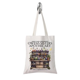 TSOTMO Apothecary There A Little Witch In All Of Us Tote Bag Witchy Spooky Season Gift Movie Lover Gift for Women (Apothecary tote)