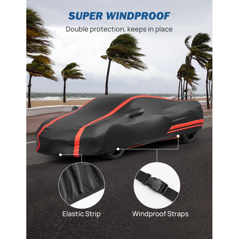 JOYTUTUS Car Cover Compatible with 2020-2026 Corvette C8 Stingray Z06