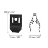 sourcing map Car Dashboard Holder Console Instrument Panel Metal Clip