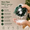 2 Pcs African Net Sponge, Exfoliating Mesh Body Scrubber for