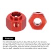 sourcing map Aluminum Wheel Hex Hub 8mm Hex Extended Spacers